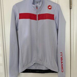 Castelli Unisex ice blue silver jersey jacket NEVER WORN